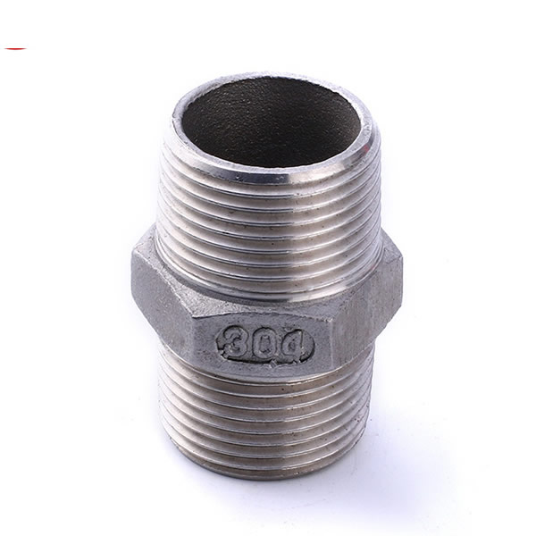 Stainless Steel Hex Nipple With Npt Threaded End China Stainless